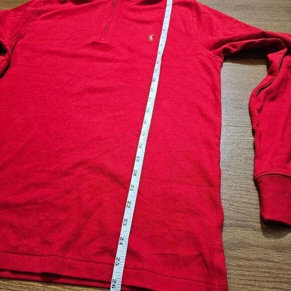 Polo Ralph Lauren Pony Logo Lightweight Jacket Quarter Zip XL Red Embroidered LE - Picture 9 of 10